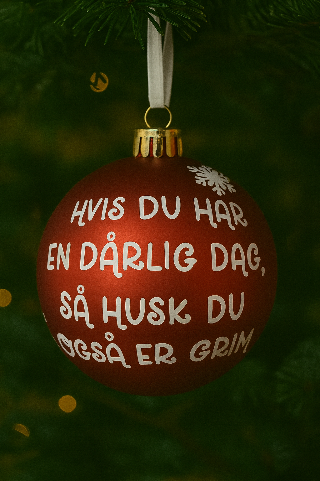 Julekugler med citater