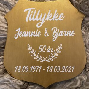 Bryllupsdagsskilte