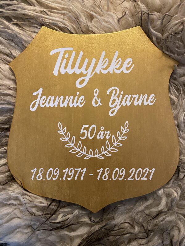 Bryllupsdagsskilte